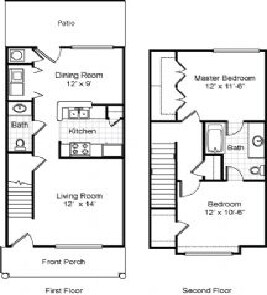 2BR/1.5BA Townhouse - JENNINGS PLACE