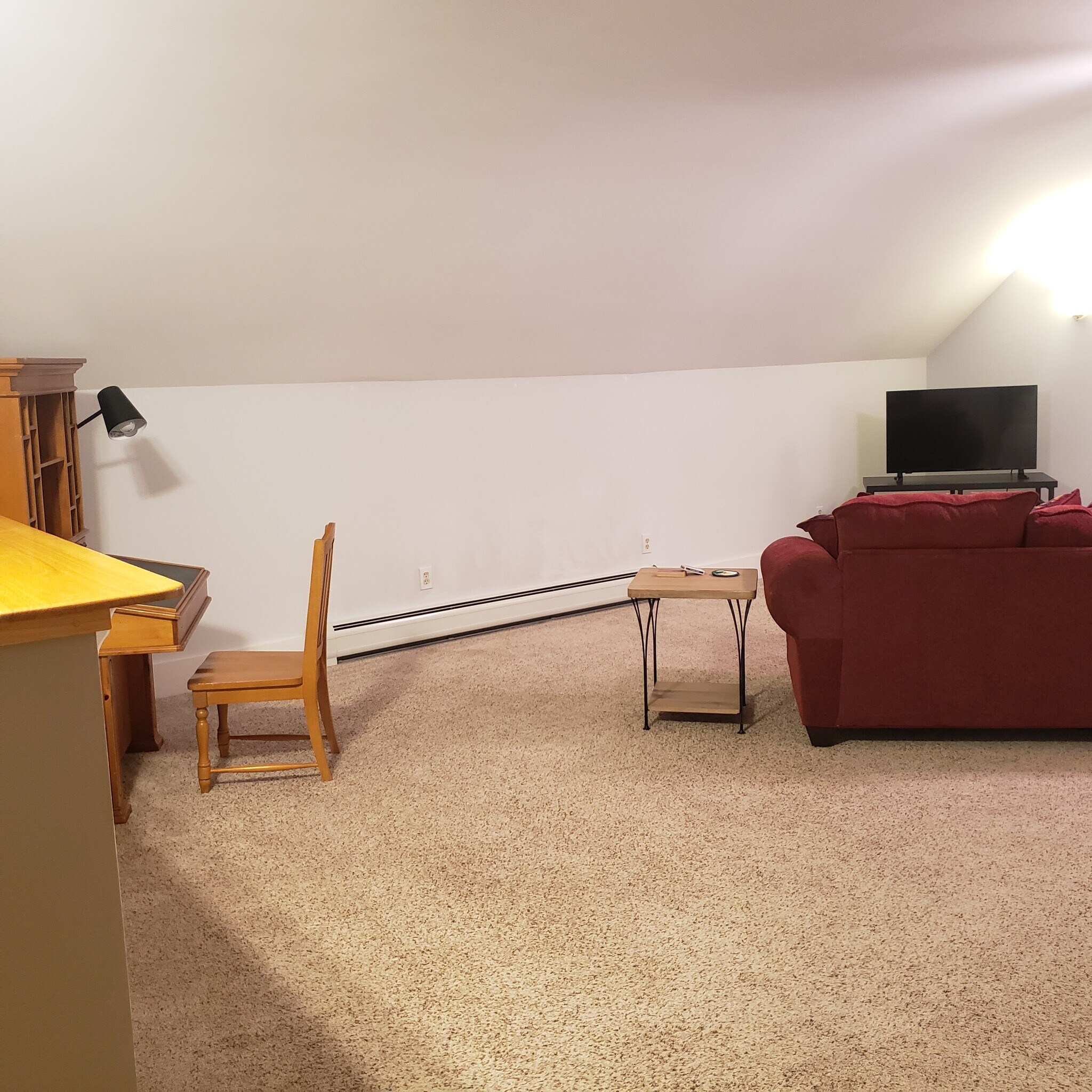 Living room with desk area - 185 Main St