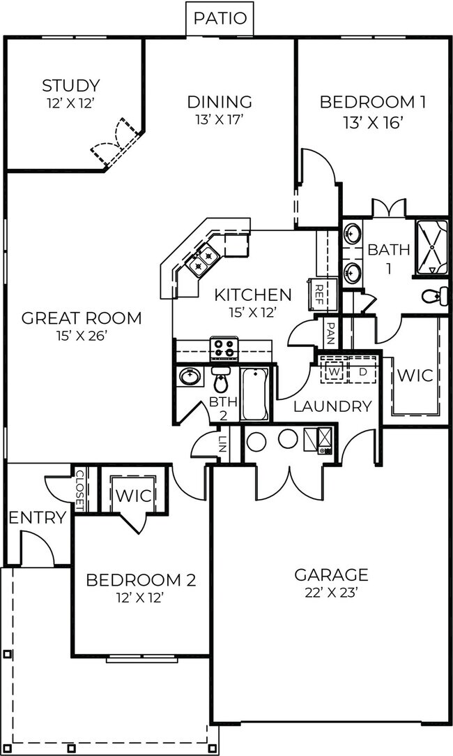 Barrymoor Floor Plan - Prairie Chase