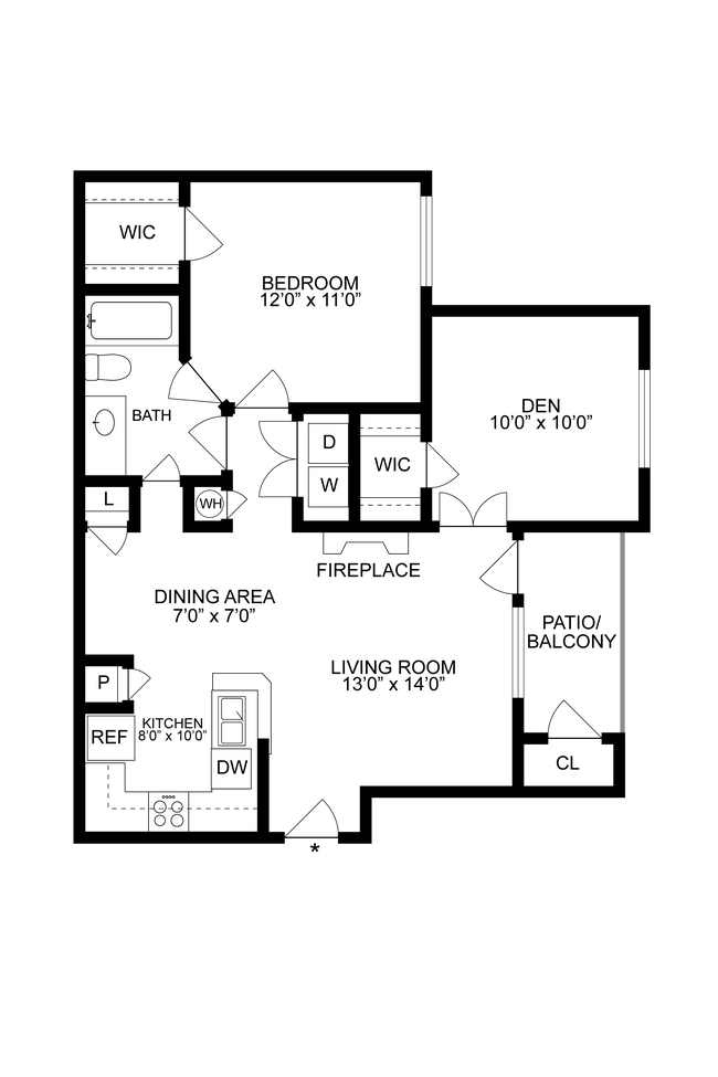 Floorplan - The Park at Steele Creek