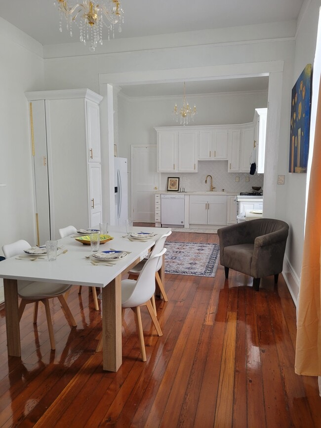 Dining room/den, open kitchen - - Newly renovated, new furnishings - 1220 Harmony St