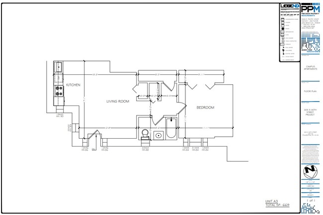 Floorplan - Campus Apartments