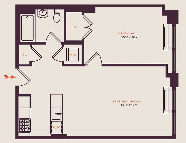 Floorplan - The Nathaniel