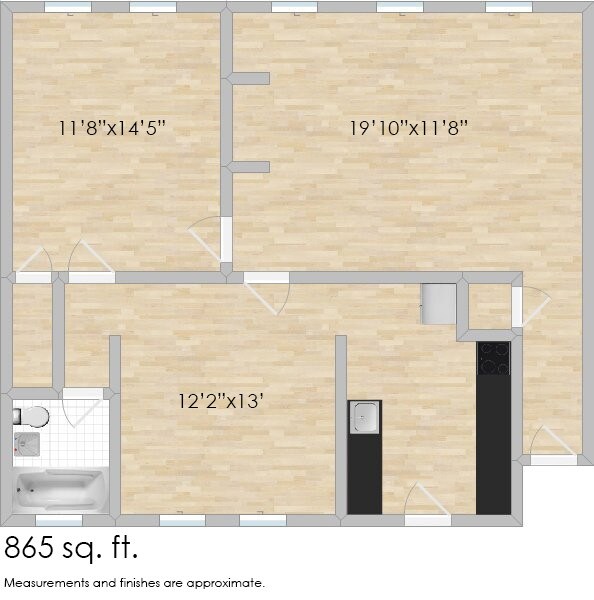 Floorplan - 8-12 Van Buren St. and 336-350 S. Austin Blvd.