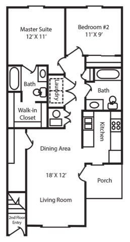 2BR/2BA - Turnberry Court Apartments