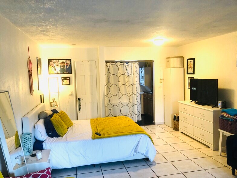 Bedroom area + Kitchen View - 220 Meridian Ave