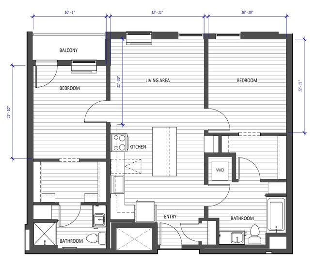 Floorplan - Hyas Point Apartments