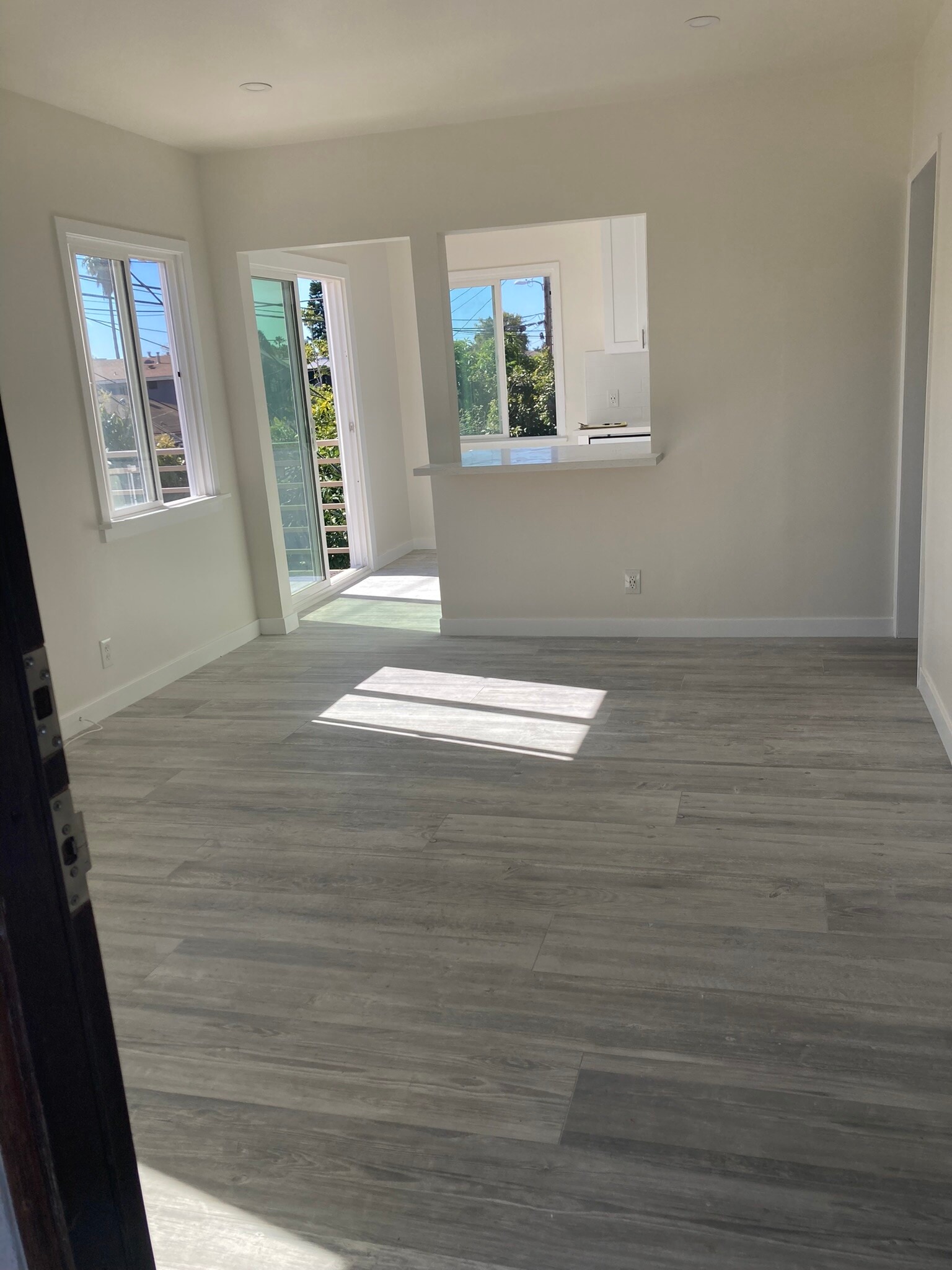 View from front door to livingroom and balcony - 774 Sunset Ave
