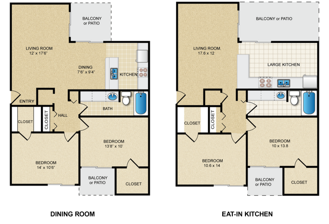 Floorplan - Bremerton Park Apartment Homes