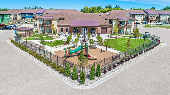 Clubhouse Patio - Saxony Village Apartments