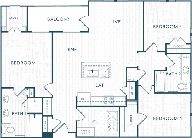 Floorplan - The Crawford at Grand Morton