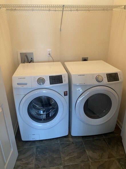 Front loading washer and dryer - 2204 Irma circle