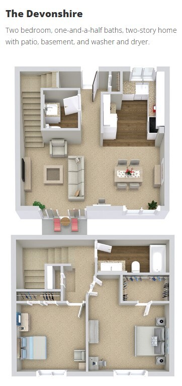 Floorplan - Foxcroft Townhomes