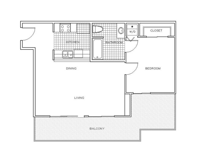 Capri 1x1 floor plan PR SM Capri LLC - PR SM Capri LLC