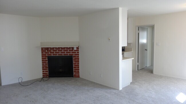 Fireplace view from living room - 12030 Rochester Ave