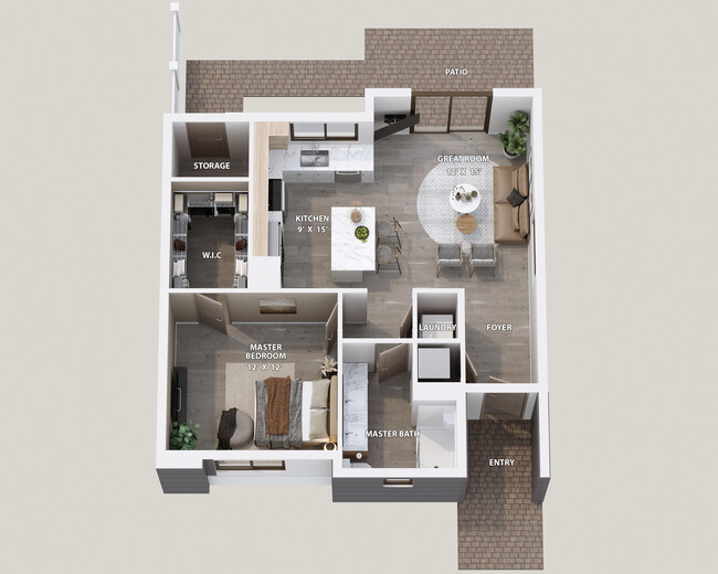 Casita A Floor Plan - Havens at Central Park