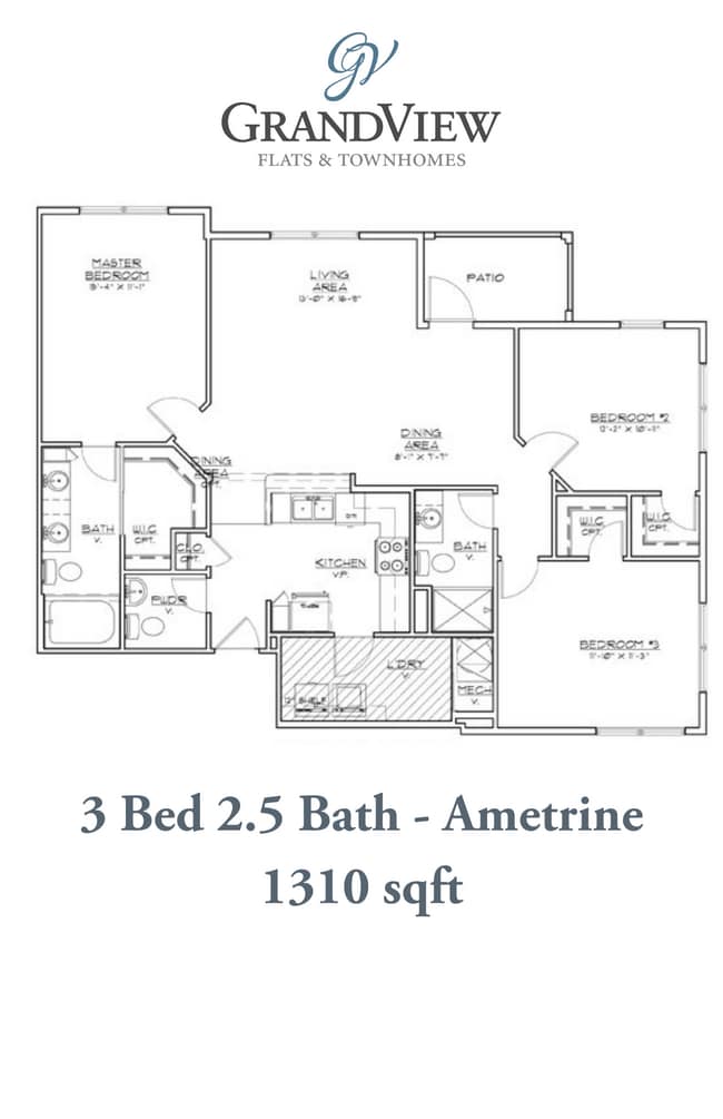 Floorplan - GrandView Flats and Townhomes