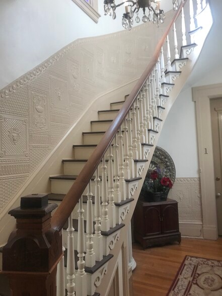 Stairs to apartment - 510 N Wayne St