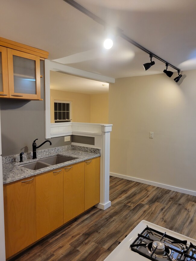 New granite counters and double cast iron enamel sink. - 724 Route 163