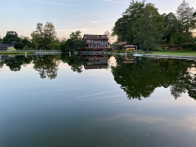 House View from Lake - 1695 Little York Xing