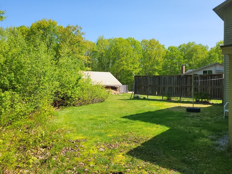 Back yard abbuts conservation land - 330 Craney Hill Rd