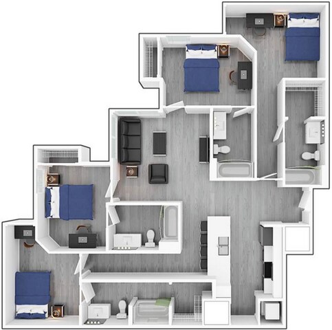 4 Bedroom Corner - Park Place Denton