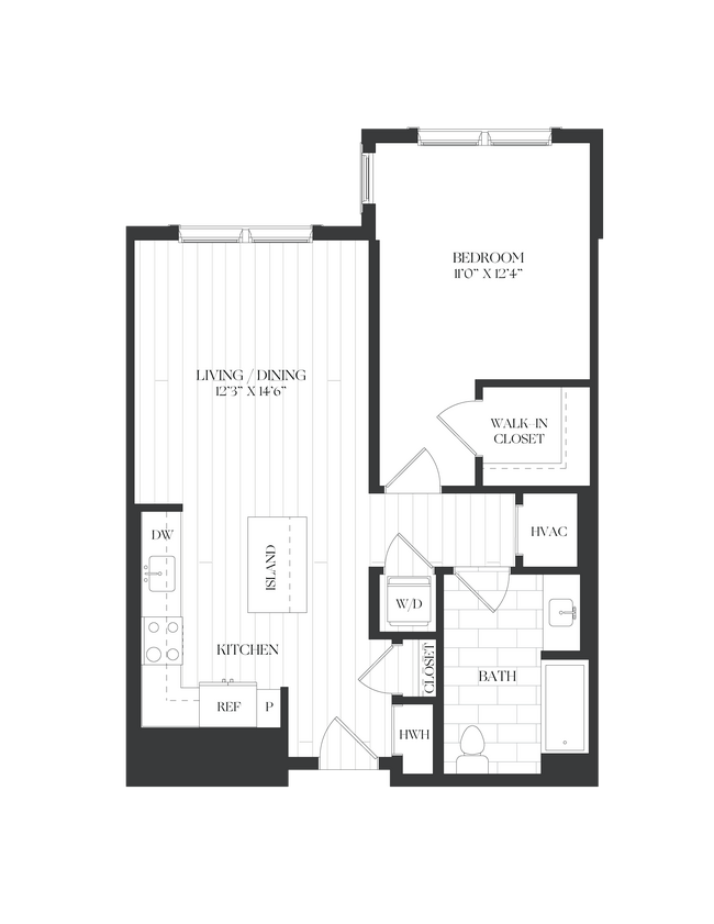 Floorplan - The Barrett at Chevy Chase Lake