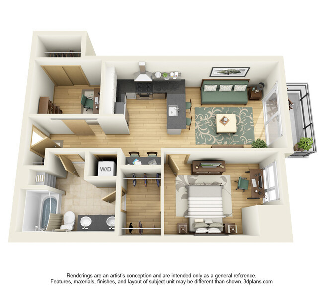 Floorplan - Solhavn Apartments