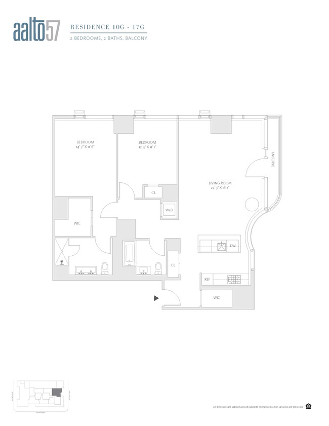 Floorplan - Aalto57