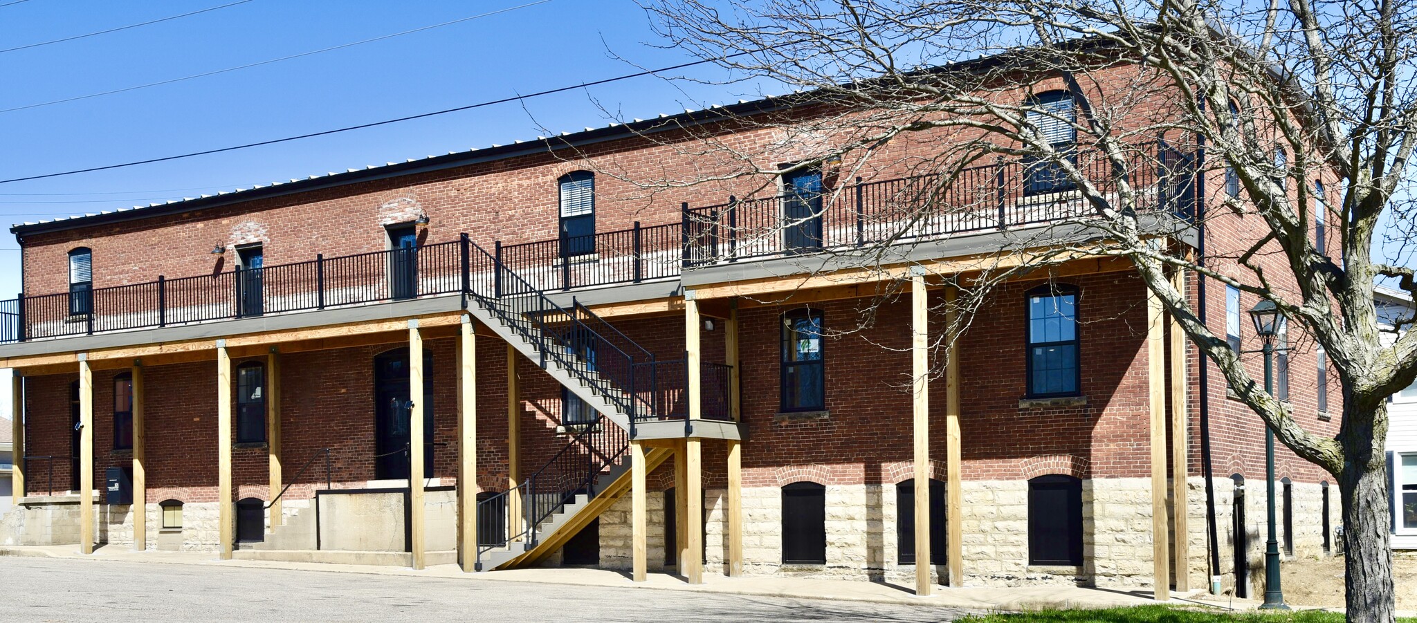 Unit is located on second floor with private entrance and deck area - 101 W Broadway St