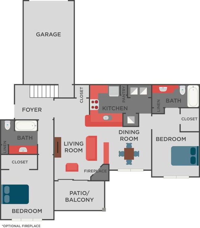 Floorplan - Autumn Park Apartments