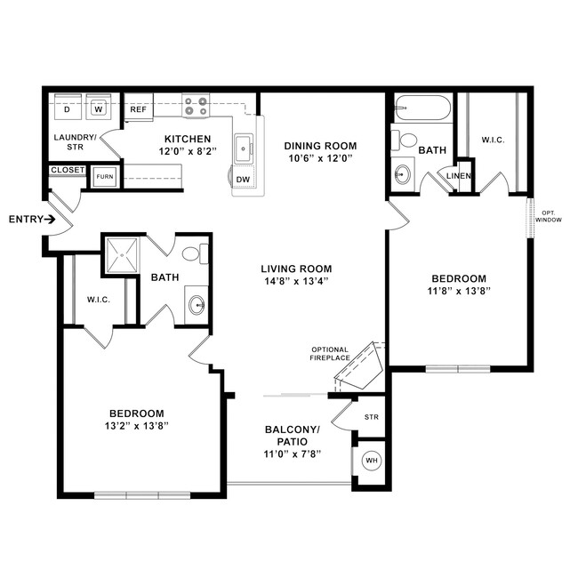 Floorplan - The Elms at Montjoy