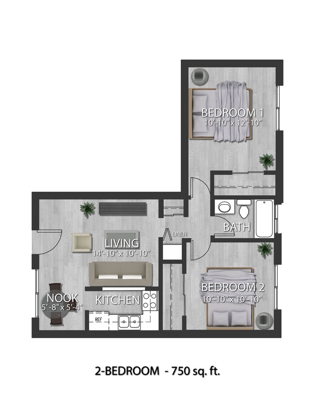 Floorplan - Avanti Apartments