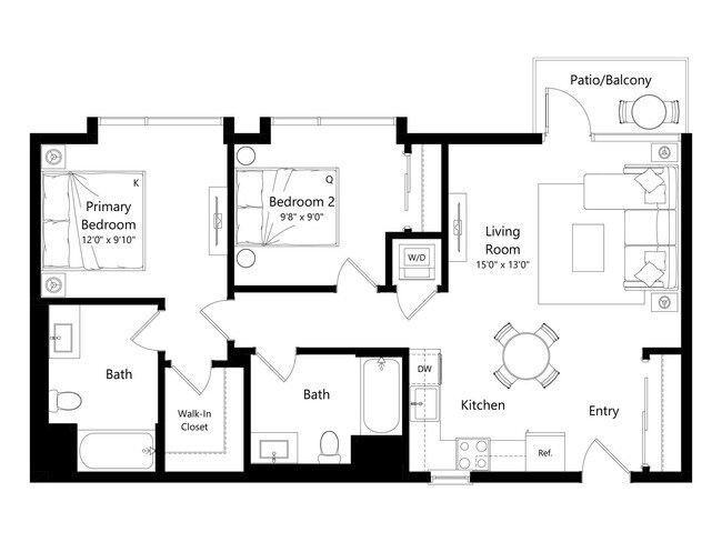 Floorplan - The Santa Monica Collection - 1430 Lincoln