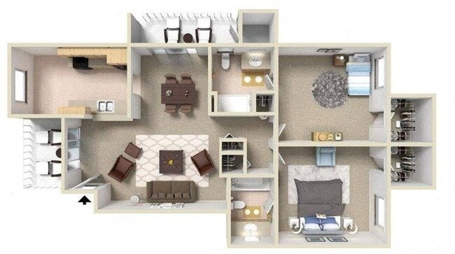 Rancho Verde Contempo C3 Two Bedroom - Rancho Verde