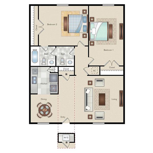 Floorplan - Lory of College Station