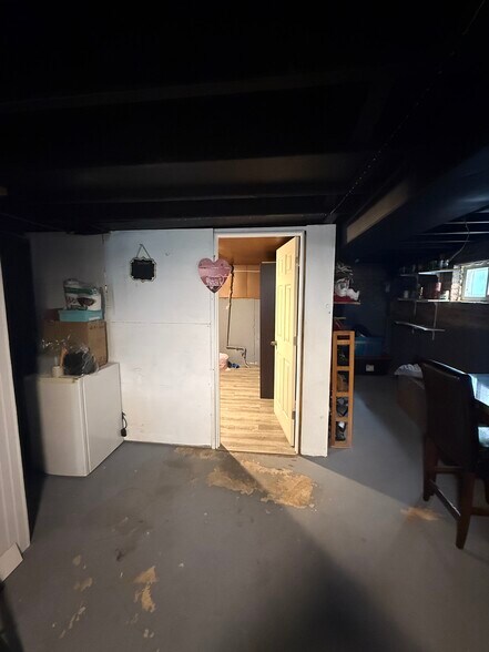 current renters added another room in the basement - 1019 N Springfield Ave