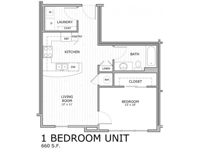 Floorplan - Coryell Commons