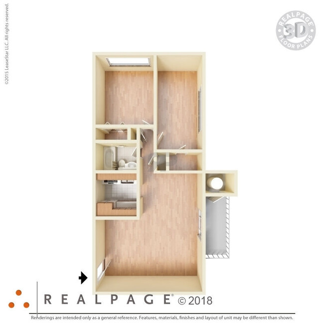 Floorplan - Berkshire and Barter Court Apartments