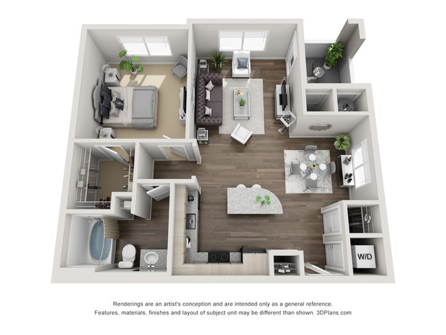 Floorplan - The Overlook at Interquest Apartments