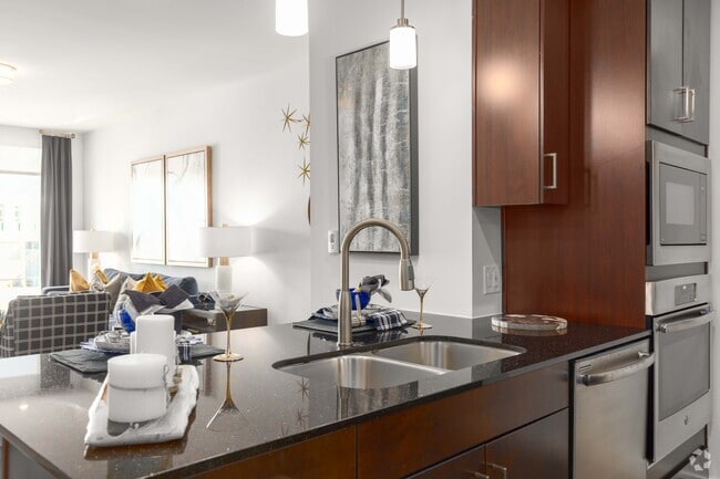 A1 1BR, 1BA - 707SF Kitchen - Carroll at Bellemeade
