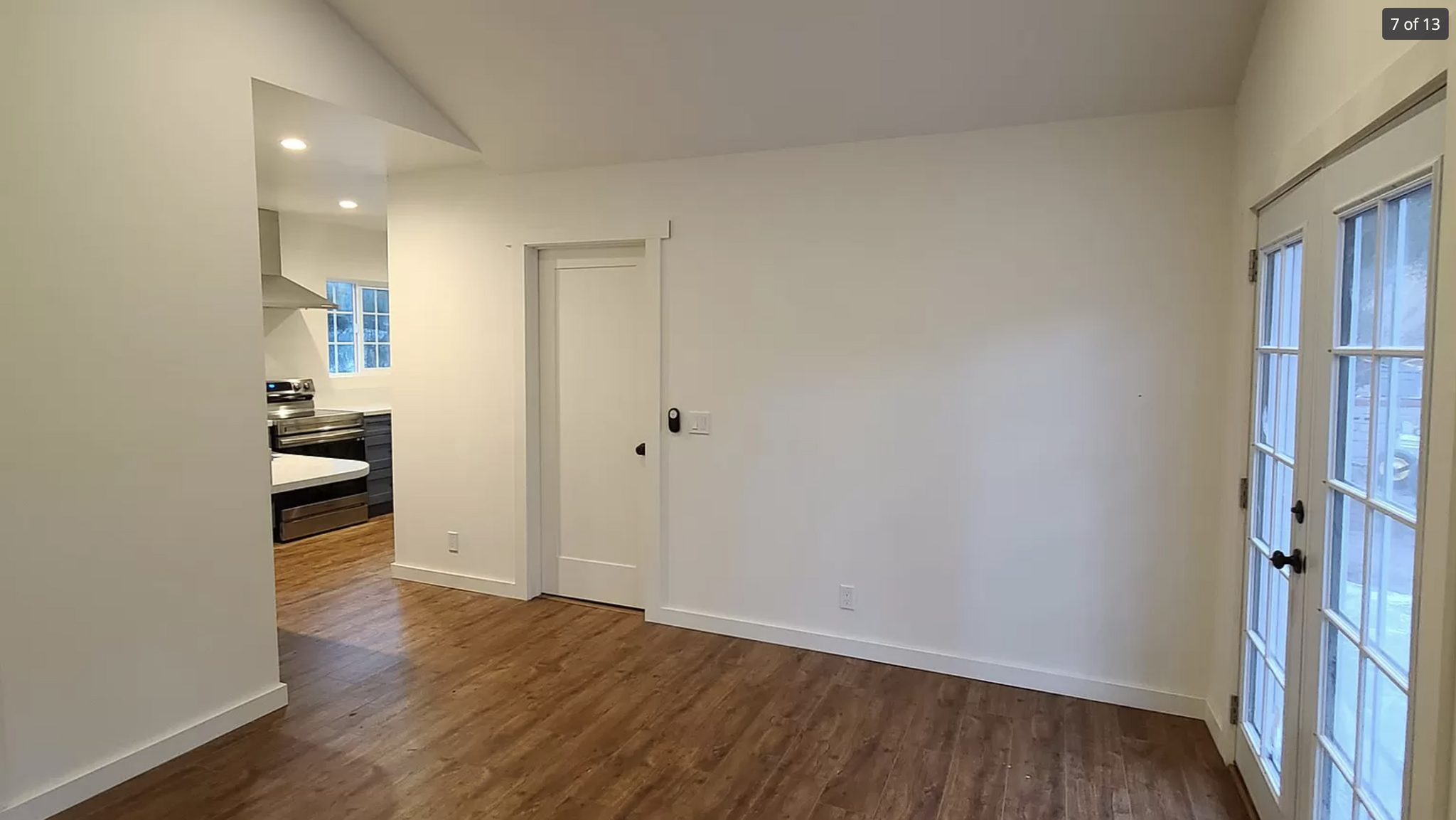 living room into kitchen - 1501 Old Topanga Canyon Rd