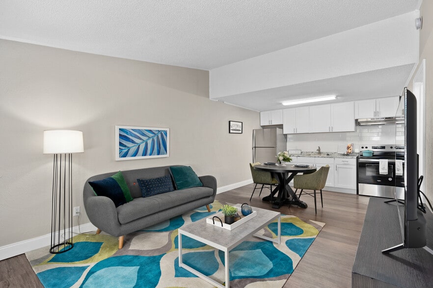 1 Bed Living Space - Terrace Trace Apartments