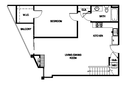 1BR/1BA - The Social Apartments