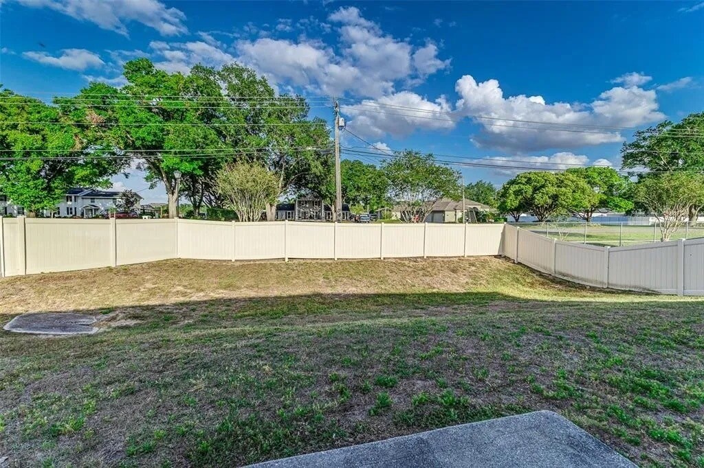 Fenced-in backyard - 5306 Keely Ct