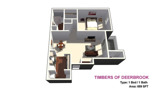 One Bed / One Bath - Timbers of Deerbrook