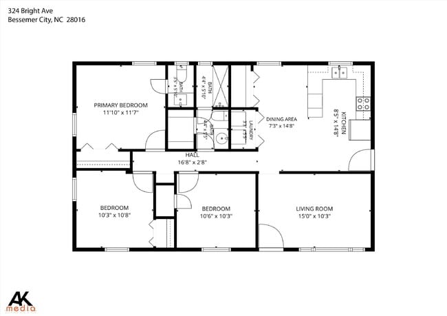 Building Photo - Charming All-Brick 3BR Home with Carport & Easy Charlotte Commute!