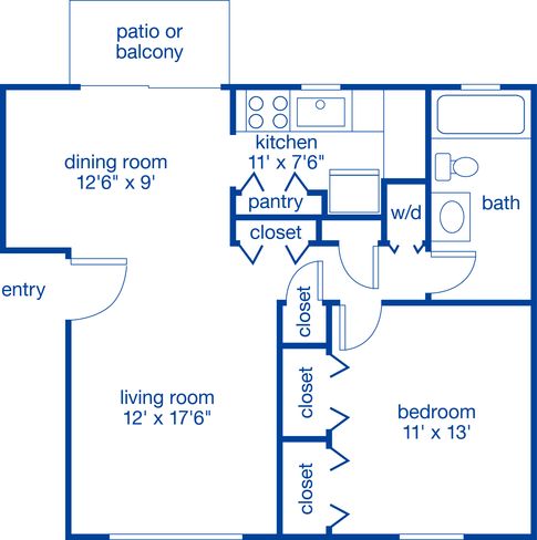 Floorplan - Merrick Place