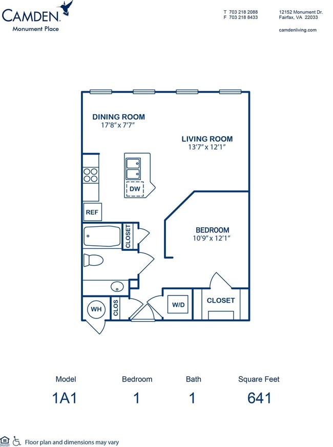 Floorplan - Camden Monument Place