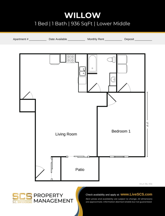 Floorplan - Moon Lake Estates Apartment Community